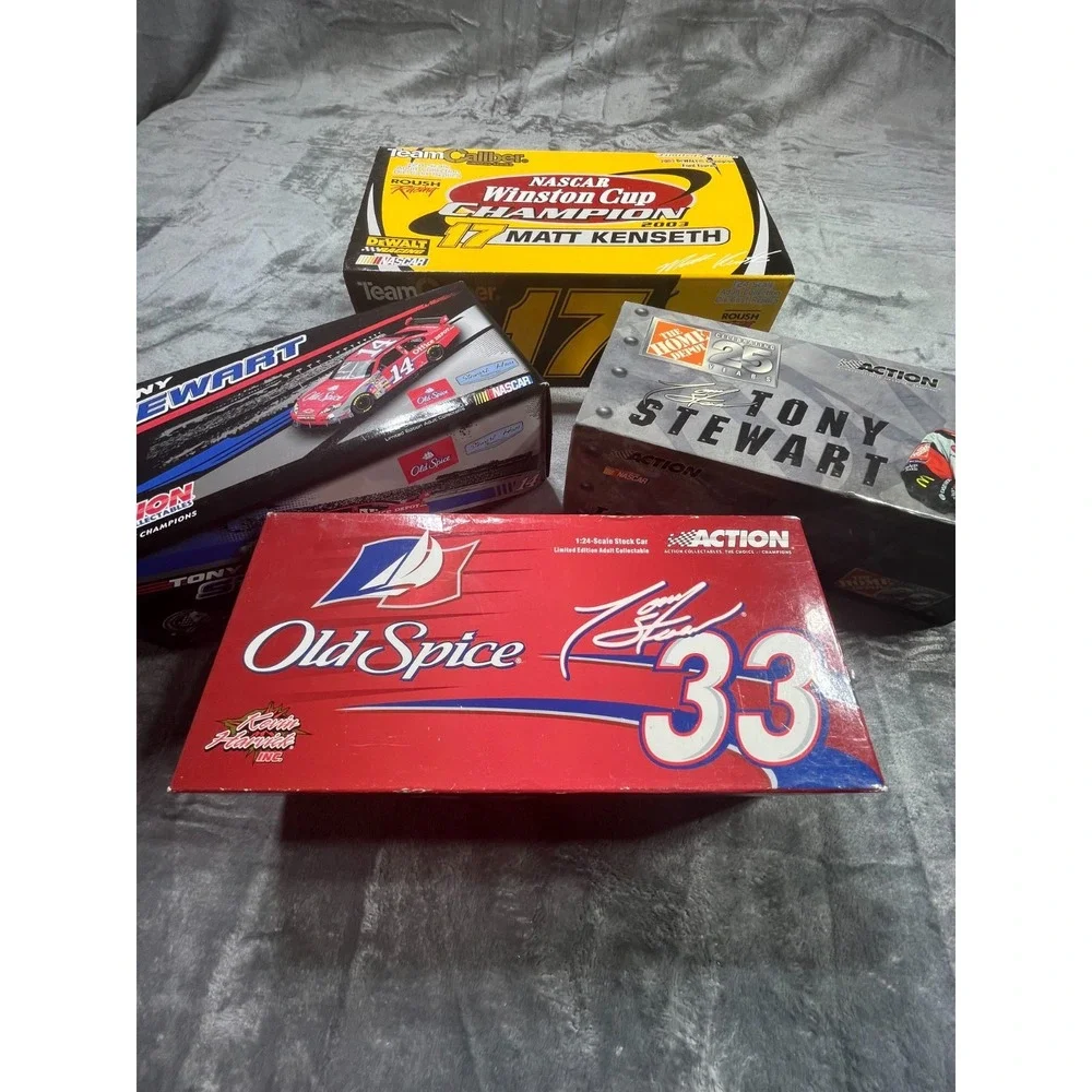 NASCAR 1:24 Diecast Tony Stewart Monte Carlo Matt Kenseth Collector Lot Of‎ 4